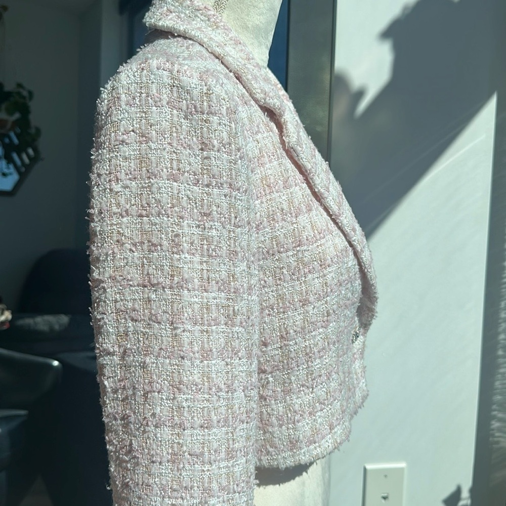 Tweed Blazer - Pink - Picture 5 of 9